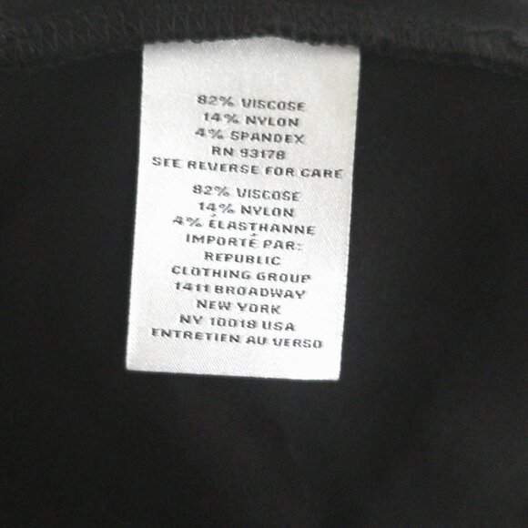 Jason Wu Women's Pull-On Black Stretch Ankle Length Pants - Size 8 - EUC - Picture 4 of 6